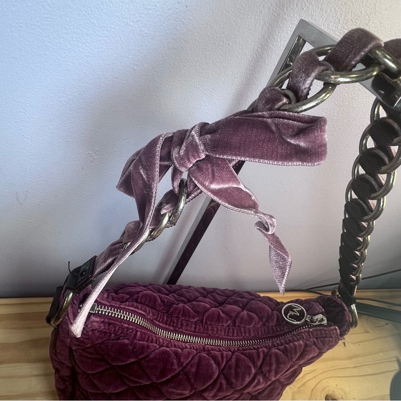 Marc Jacobs Y2K Purple Velvet Shoulder Bag - Picture 10 of 14